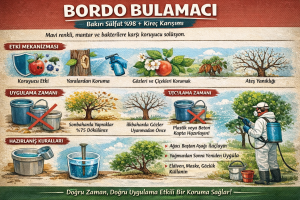 Bordo bulamacının hazırlanması ve kullanımı
