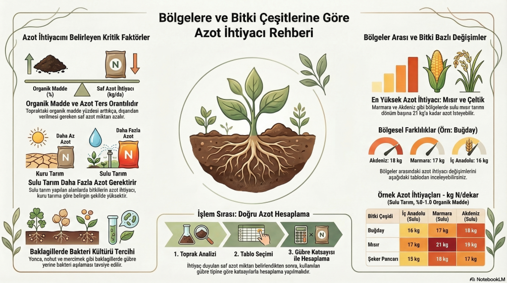 Bölgelere Göre Azot İhtiyacı