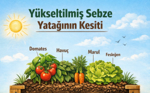 Sebze yatağı kesiti