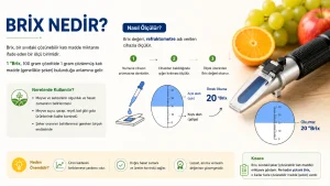Brix değeri ve şeker oranı ölçümü
