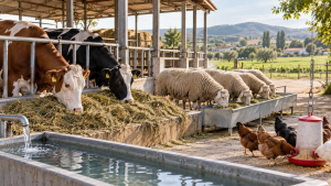 Sığır, koyun ve kanatlılarda dengeli hayvan besleme uygulamaları